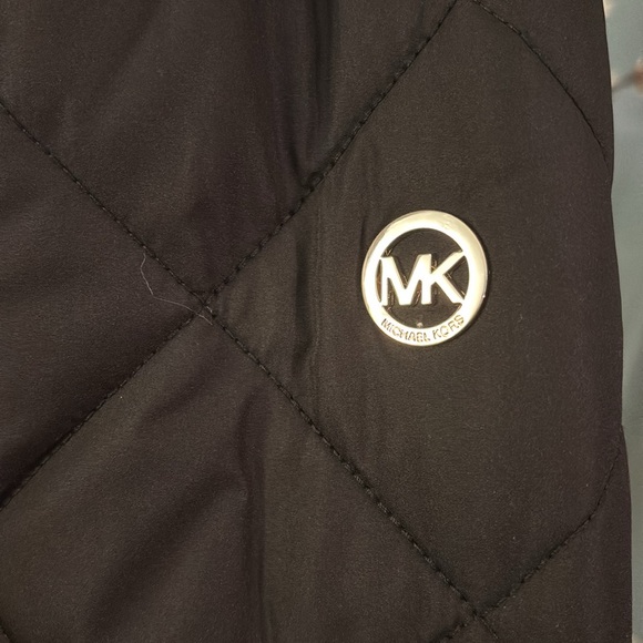 NWT Michael Kors Diamond Quilted Front Snap Barn Jacket - Picture 5 of 14